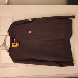 Women's Carhartt sweatshirt. Size L. NWT. Midweight. Gray.